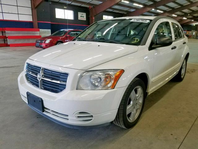 1B3HB48BX8D673037 - 2008 DODGE CALIBER SX WHITE photo 2