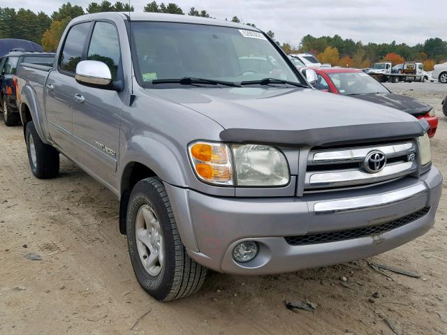 5TBDT44114S451520 - 2004 TOYOTA TUNDRA DOU SILVER photo 1