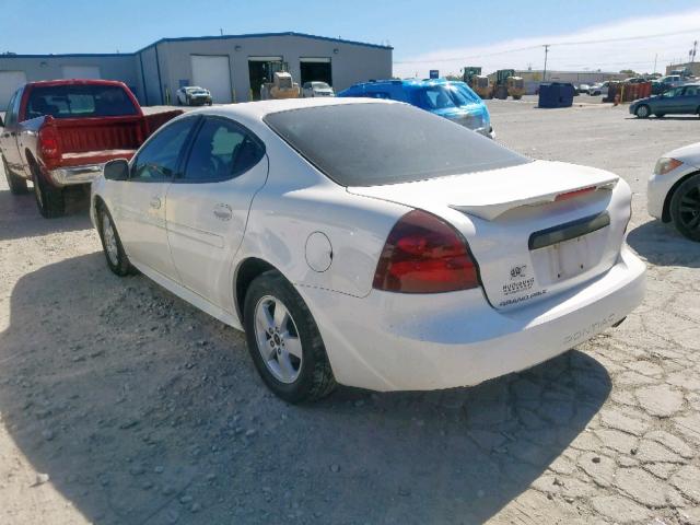 2G2WP552861250892 - 2006 PONTIAC GRAND PRIX WHITE photo 3