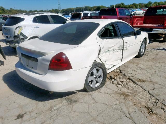 2G2WP552861250892 - 2006 PONTIAC GRAND PRIX WHITE photo 4