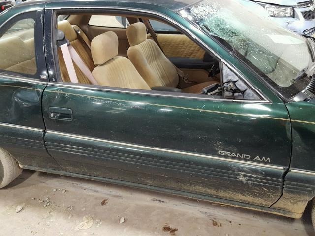 1G2NE15MXRM551734 - 1994 PONTIAC GRAND AM S GREEN photo 10