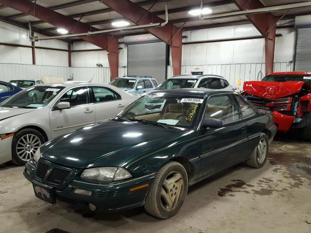 1G2NE15MXRM551734 - 1994 PONTIAC GRAND AM S GREEN photo 2