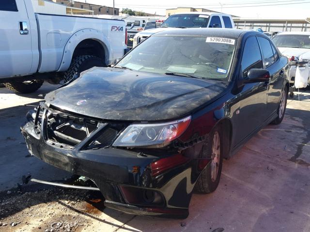 YS3FA4CY5A1613588 - 2010 SAAB 9-3 2.0T BLACK photo 2