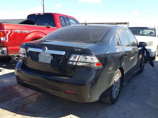 YS3FA4CY5A1613588 - 2010 SAAB 9-3 2.0T BLACK photo 4