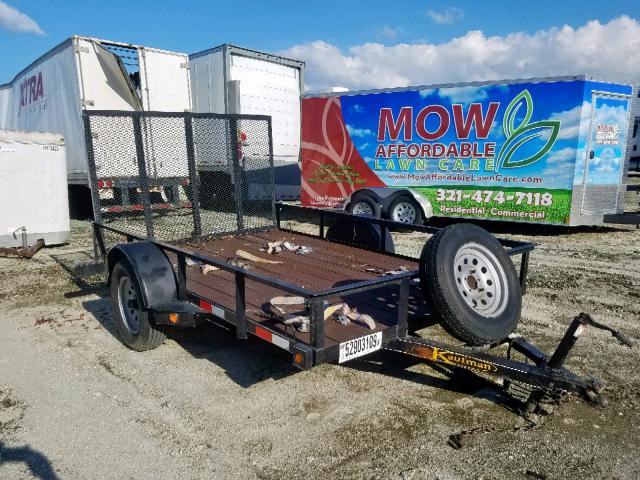 5VGFB1015CL002284 - 2012 KAUFMAN TRAILER BLACK photo 1