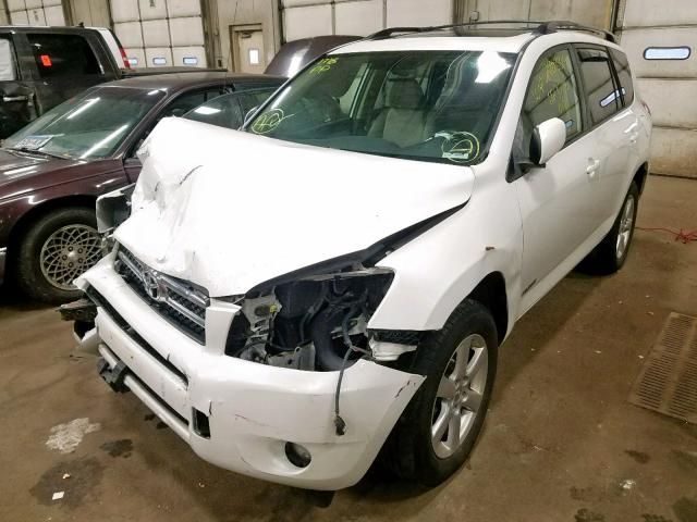 JTMBD31V475102536 - 2007 TOYOTA RAV4 LIMIT WHITE photo 2