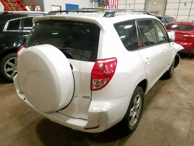 JTMBD31V475102536 - 2007 TOYOTA RAV4 LIMIT WHITE photo 4