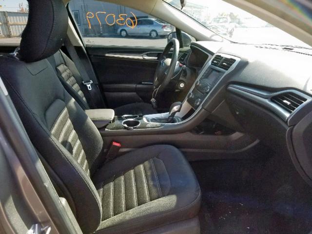 3FA6P0H72DR143194 - 2013 FORD FUSION SE GRAY photo 5