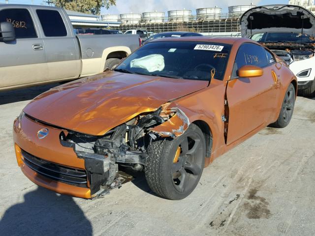 JN1AZ34D76M312300 - 2006 NISSAN 350Z COUPE ORANGE photo 2