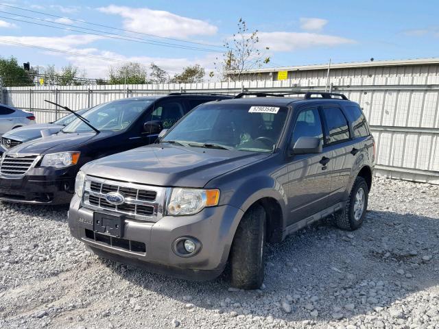 1FMCU03G19KA63745 - 2009 FORD ESCAPE XLT GRAY photo 2