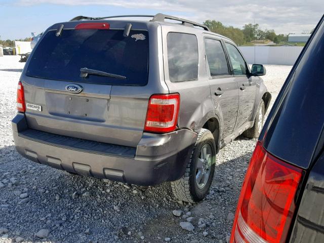 1FMCU03G19KA63745 - 2009 FORD ESCAPE XLT GRAY photo 4