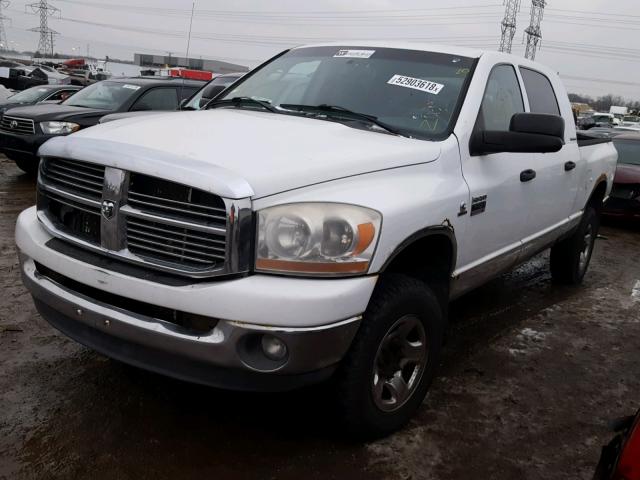 3D7MX39C17G738154 - 2007 DODGE RAM 3500 WHITE photo 2