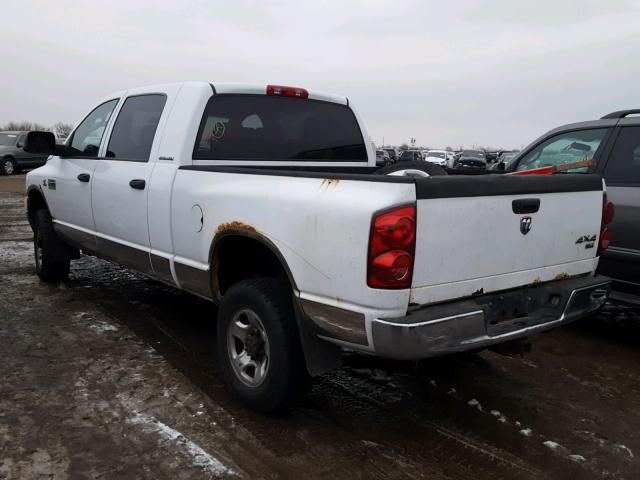 3D7MX39C17G738154 - 2007 DODGE RAM 3500 WHITE photo 3