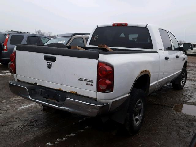 3D7MX39C17G738154 - 2007 DODGE RAM 3500 WHITE photo 4