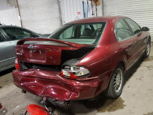 1MEFM55S85A608712 - 2005 MERCURY SABLE LS P MAROON photo 4