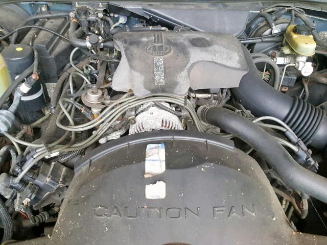 2FALP746XTX106354 - 1996 FORD CROWN VICT BLUE photo 7