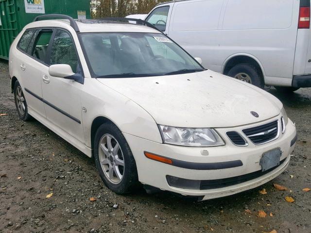 YS3FD59Y171015544 - 2007 SAAB 9-3 2.0T WHITE photo 1