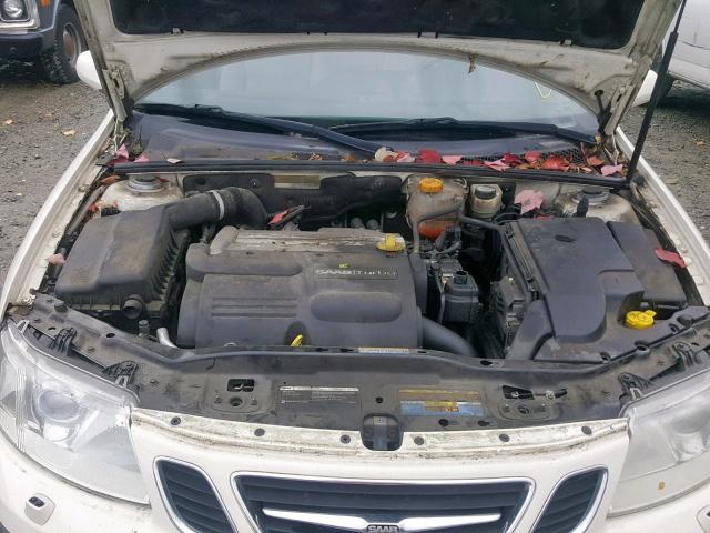 YS3FD59Y171015544 - 2007 SAAB 9-3 2.0T WHITE photo 7