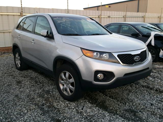 5XYKT3A12DG408587 - 2013 KIA SORENTO LX SILVER photo 1