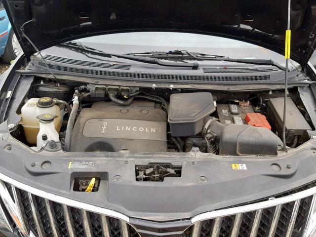 2LMDJ8JK6DBL43624 - 2013 LINCOLN MKX BLACK photo 7