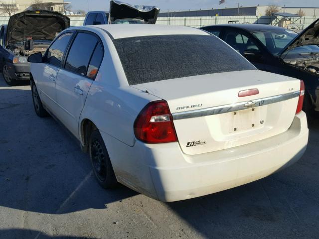 1G1ZS51F66F288705 - 2006 CHEVROLET MALIBU LS 白色 照片 3