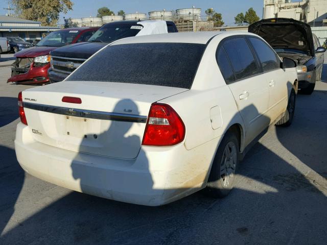 1G1ZS51F66F288705 - 2006 CHEVROLET MALIBU LS 白色 照片 4
