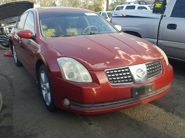 1N4BA41EX4C922227 - 2004 NISSAN MAXIMA SE RED photo 1