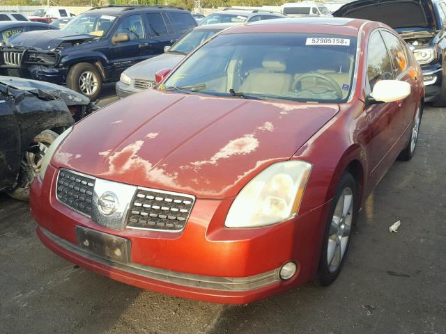 1N4BA41EX4C922227 - 2004 NISSAN MAXIMA SE RED photo 2