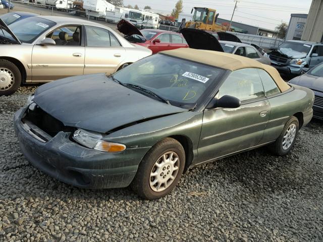 3C3EL45H4YT288806 - 2000 CHRYSLER SEBRING JX GREEN photo 2