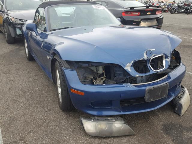 4USCH9340YLF86859 - 2000 BMW Z3 2.3 BLUE photo 1