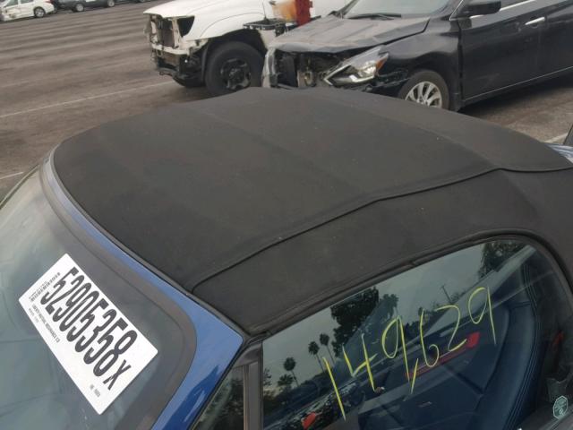 4USCH9340YLF86859 - 2000 BMW Z3 2.3 BLUE photo 9