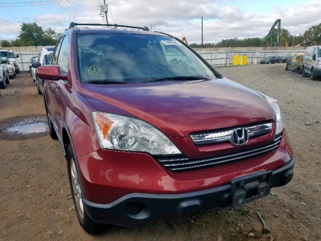 5J6RE48738L044337 - 2008 HONDA CR-V EXL MAROON photo 1