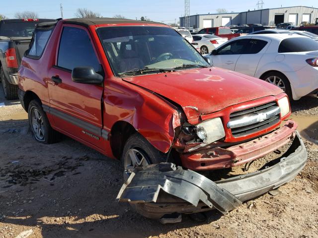 2CNBE18CX26940214 - 2002 CHEVROLET TRACKER RED photo 1