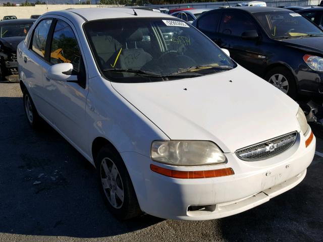 KL1TD56606B521654 - 2006 CHEVROLET AVEO BASE Ağ foto 1