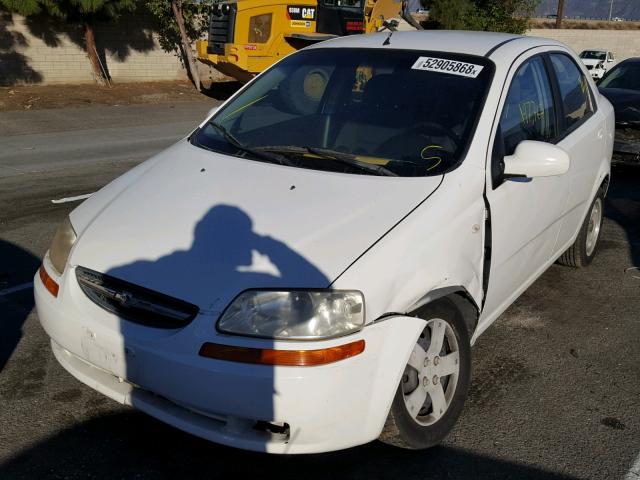 KL1TD56606B521654 - 2006 CHEVROLET AVEO BASE Ağ foto 2