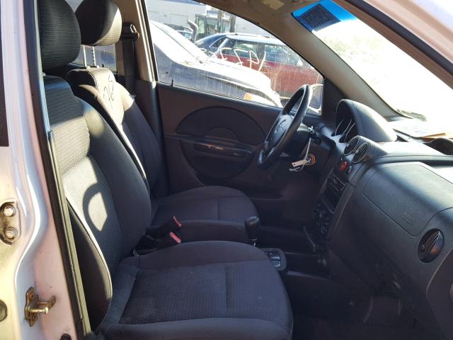 KL1TD56606B521654 - 2006 CHEVROLET AVEO BASE Ağ foto 5
