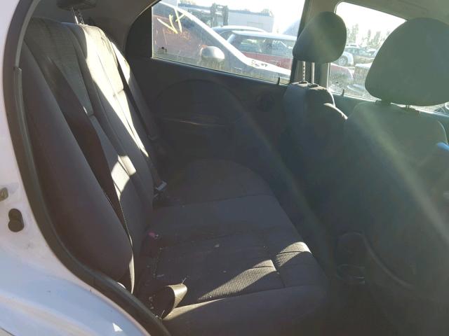 KL1TD56606B521654 - 2006 CHEVROLET AVEO BASE Ağ foto 6