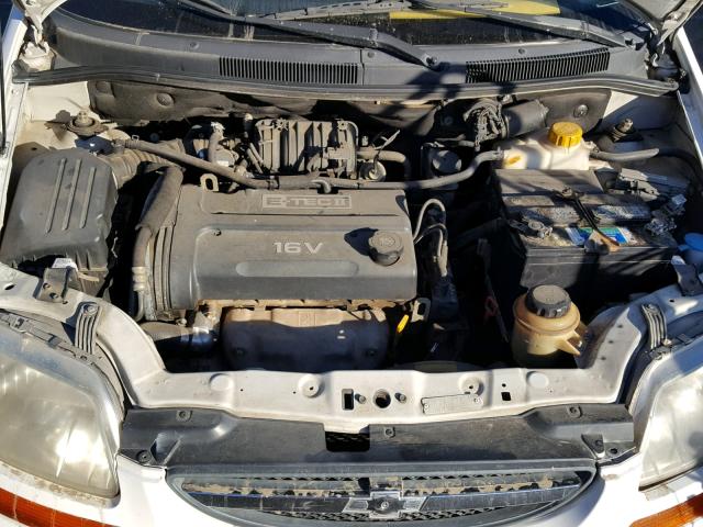 KL1TD56606B521654 - 2006 CHEVROLET AVEO BASE Ağ foto 7