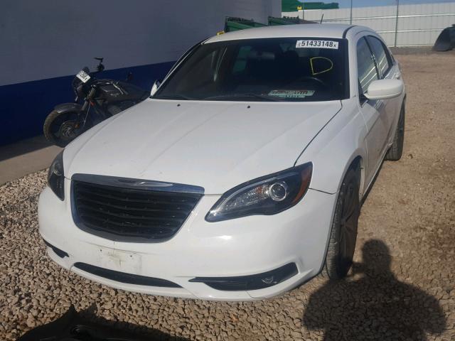 1C3CCBBB5DN629376 - 2013 CHRYSLER 200 TOURIN WHITE photo 2