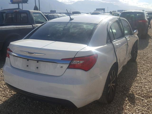 1C3CCBBB5DN629376 - 2013 CHRYSLER 200 TOURIN WHITE photo 4