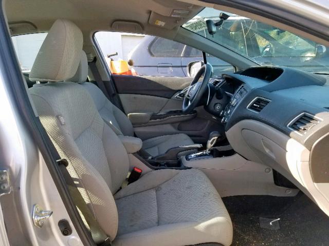 19XFB2F52FE261455 - 2015 HONDA CIVIC LX GRAY photo 5