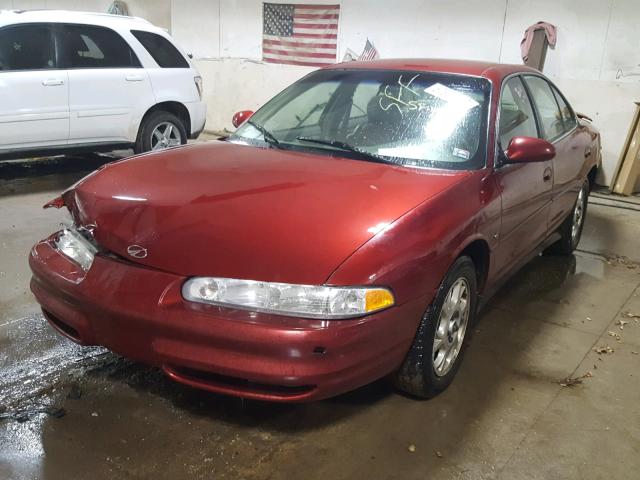 1G3WS52H01F241222 - 2001 OLDSMOBILE INTRIGUE G BURGUNDY photo 2