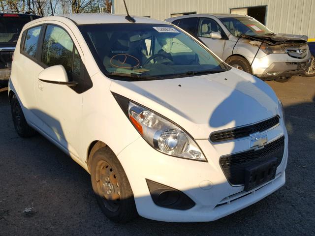 KL8CA6S97EC499936 - 2014 CHEVROLET SPARK LS WHITE photo 1