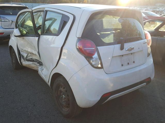 KL8CA6S97EC499936 - 2014 CHEVROLET SPARK LS WHITE photo 3