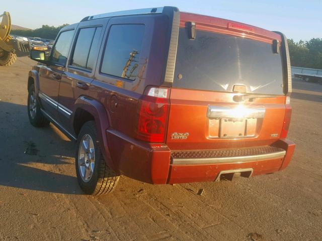 1J8HG58247C630333 - 2007 JEEP COMMANDER Qırmızı foto 3