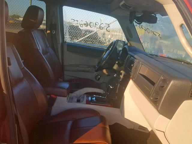 1J8HG58247C630333 - 2007 JEEP COMMANDER Qırmızı foto 5