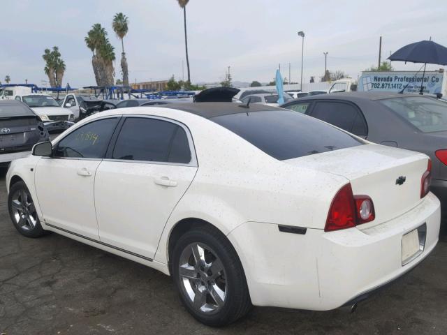 1G1ZH57B68F298026 - 2008 CHEVROLET MALIBU 1LT WHITE photo 3