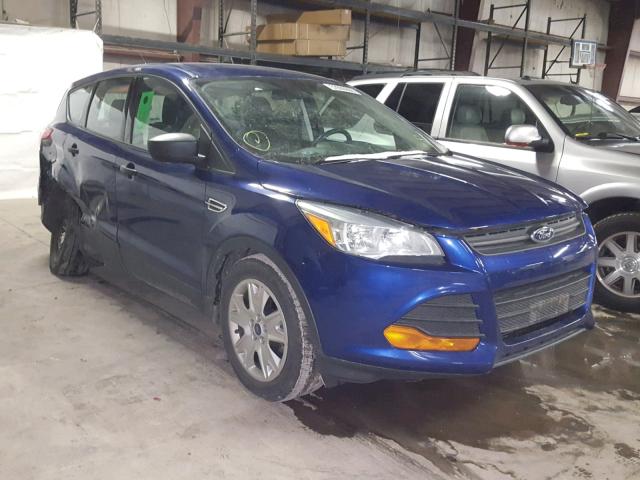 1FMCU0F7XGUA62140 - 2016 FORD ESCAPE S BLUE photo 1