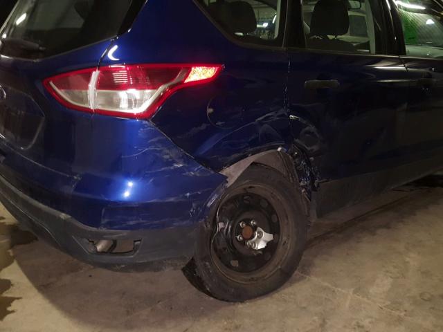 1FMCU0F7XGUA62140 - 2016 FORD ESCAPE S BLUE photo 9