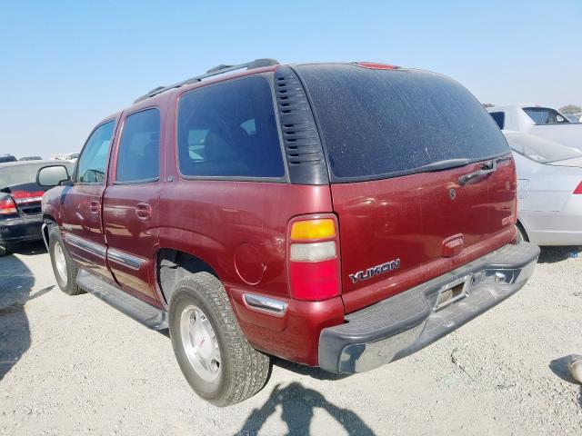 1GKEK13T92R150154 - 2002 GMC YUKON RED photo 3